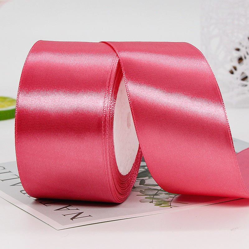 5cm Satin Ribbon Holiday Celebration Decoration Ribbon,25 yards