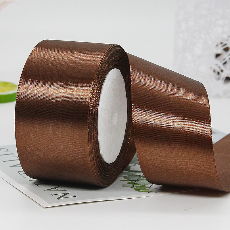 5cm Satin Ribbon Holiday Celebration Decoration Ribbon,25 yards