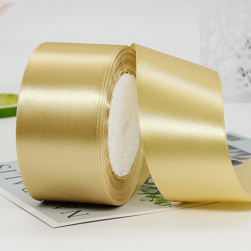 5cm Satin Ribbon Holiday Celebration Decoration Ribbon,25 yards