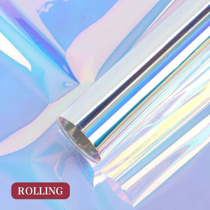 19.7 inch * 10 yards Cellophane Wrap Party Gift Supplies Iridescent Paper - Huayi Flower Wraps