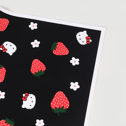Strawberries Hello Kitty Wrapping Paper