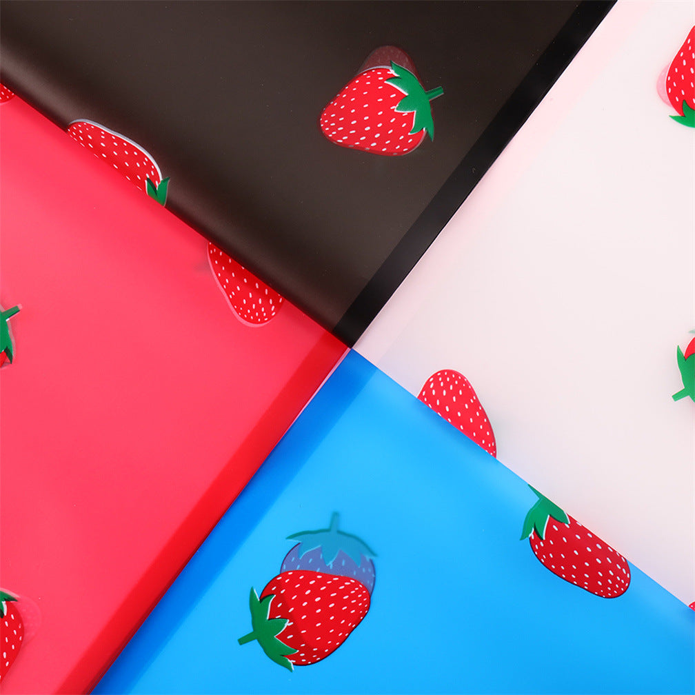 Strawberry Flower Wrapping Paper,Pack 20 (57*57cm).