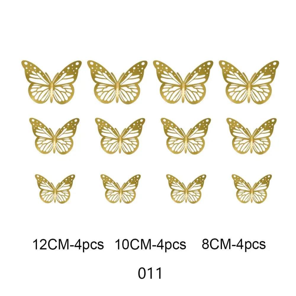 3D Butterfly Wedding Card 12pcs - Huayi Flower Wraps