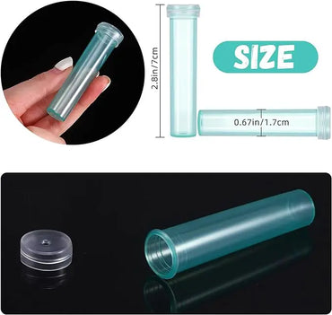 Clear Biodegradable Flower Water Tubes – 100pcs Flora Tubes for Bouquets
