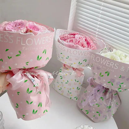 Wrapping paper waterproof bouquet flower wrapping paper florist packaging material