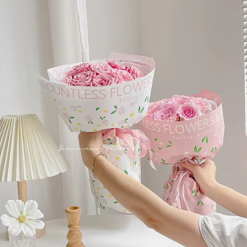 Wrapping paper waterproof bouquet flower wrapping paper florist packaging material