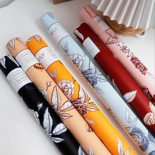 Valentine's Day bouquet wrapping paper waterproof for festive bouquet wrapping paper