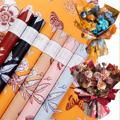 Valentine's Day bouquet wrapping paper waterproof for festive bouquet wrapping paper