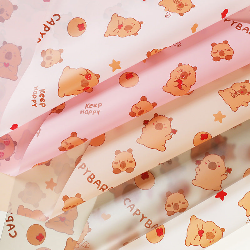 Capybara Wrapping Paper Pack 20 (57x57cm).