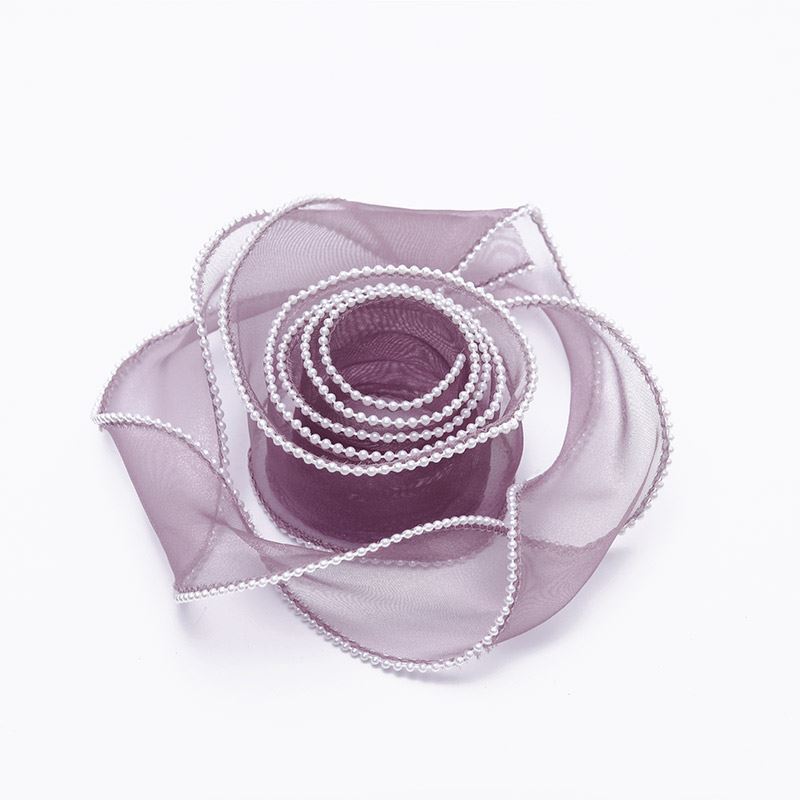 Pearl Fishtail Yarn Ribbon Floral Flower Packaging Ribbon,4cm*3.6m