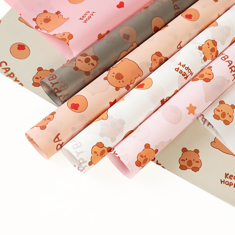 Capybara Wrapping Paper Pack 20 (57x57cm).