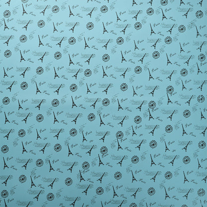Eiffel Tower Wrapping Paper Pack 20 (57x57cm).