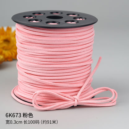 Braided Suede Cord – DIY Decorative Rope for Crafts, Leather & Tassels