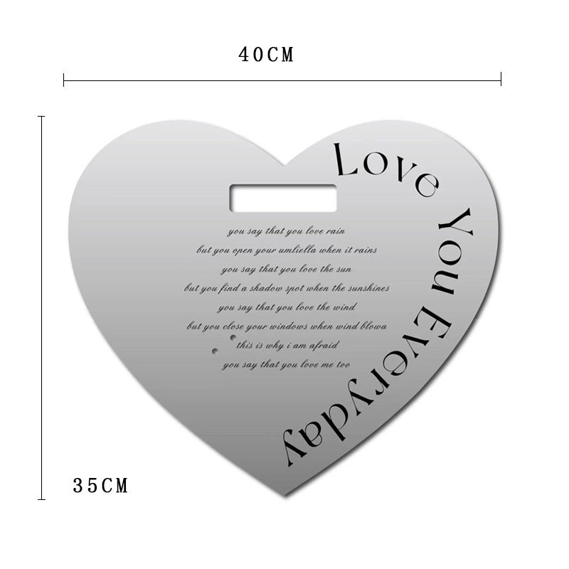 Valentine's Day new romantic heart-shaped handheld design single box florist packaging