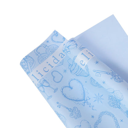 Teddy Bear Heart Bouquet Wrapping Paper  – 20 Sheets