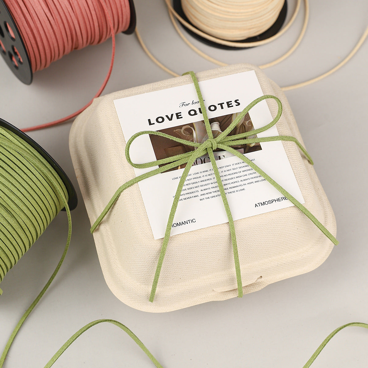 Braided Suede Cord – DIY Decorative Rope for Crafts, Leather & Tassels