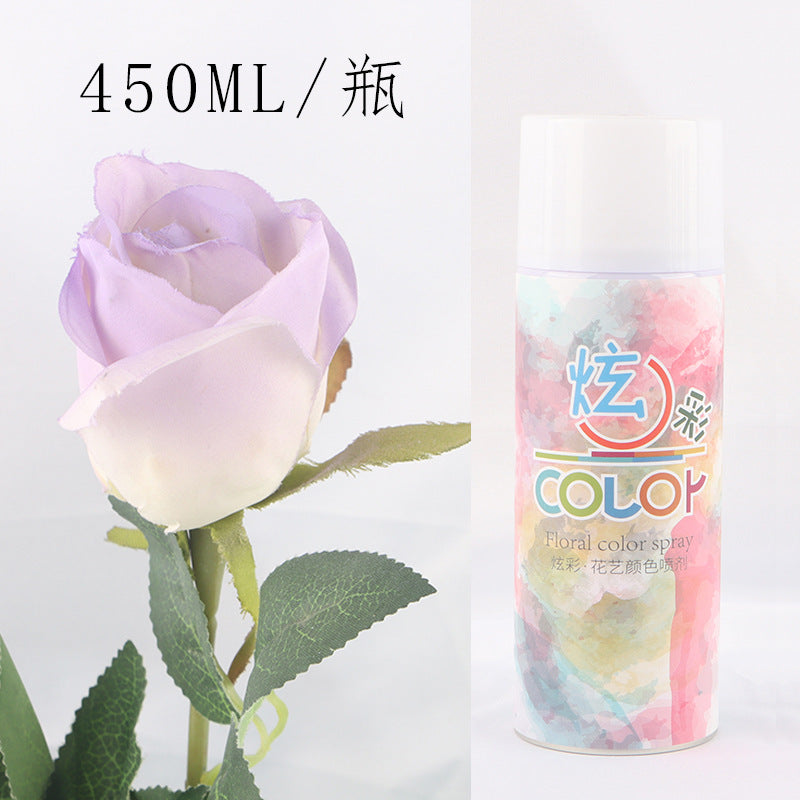 Flower Spray Color StainFlower Spray Paint StainDazzle Spray,450ml