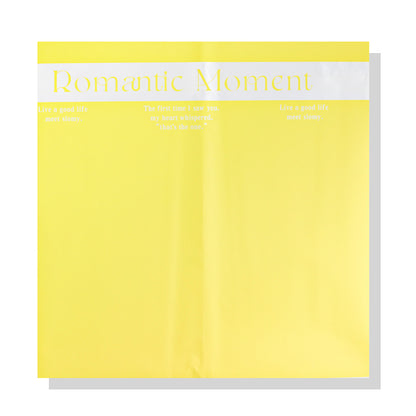 New waterproof thickened romantic moment flower wrapping paper