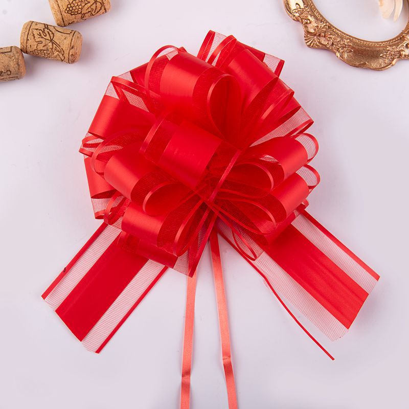 Natural Color Organza Ribbon – Solid Color Curling Ribbon for Bouquets & Gifts 20pcs