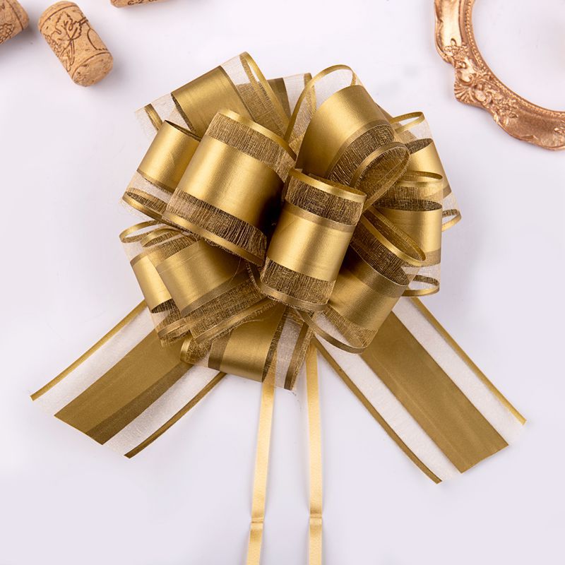 Natural Color Organza Ribbon – Solid Color Curling Ribbon for Bouquets & Gifts 20pcs