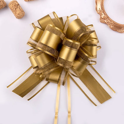 Natural Color Organza Ribbon – Solid Color Curling Ribbon for Bouquets & Gifts 20pcs