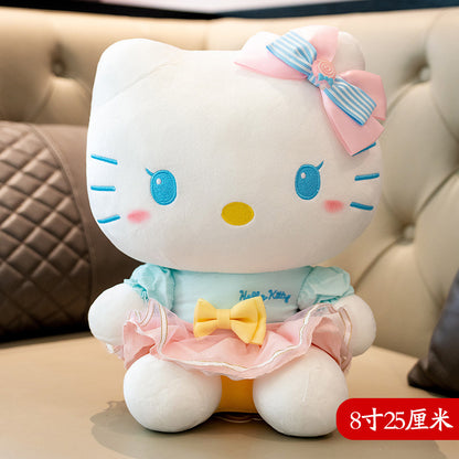 Hello Kitty Plush Doll, Kitty Cat Stuffed Toy Keychain, Gift for Girls