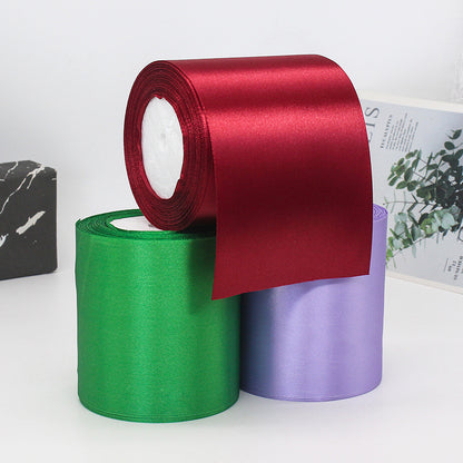 10cm Satin Ribbon Holiday Celebration Decoration Ribbon,10yards