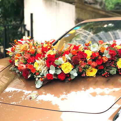 Plastic Suction Cup Wedding Car Decoration Supplies Wedding Float Supplies Chassis Flower Mud Tray