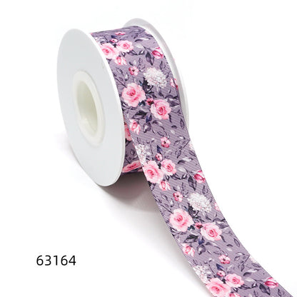 Heat Transfer Webbing Ribbon Flower.