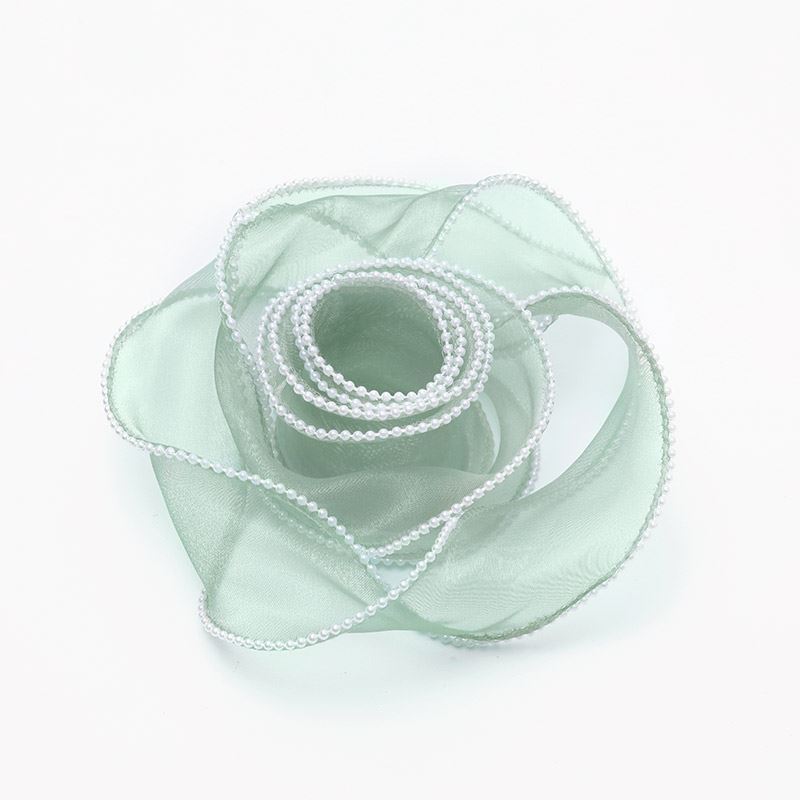 Pearl Fishtail Yarn Ribbon Floral Flower Packaging Ribbon,4cm*3.6m