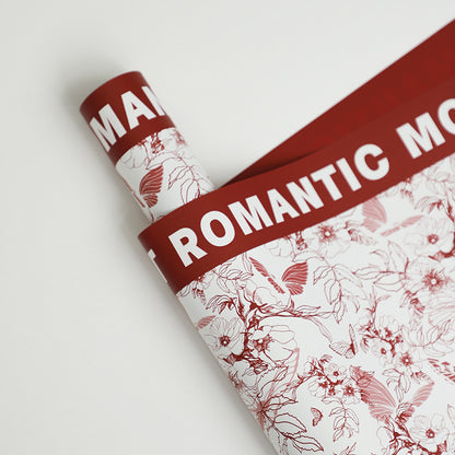 Valentine’s Day Bouquet Gift Wrapping Paper – Waterproof Flower Paper – 20 Sheets