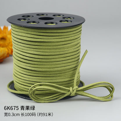 Braided Suede Cord – DIY Decorative Rope for Crafts, Leather & Tassels