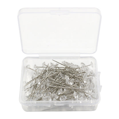 Clear Acrylic Diamond Pin – Hair, Veil & Bouquet Fixing Pin for Accessories