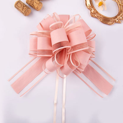 Natural Color Organza Ribbon – Solid Color Curling Ribbon for Bouquets & Gifts 20pcs