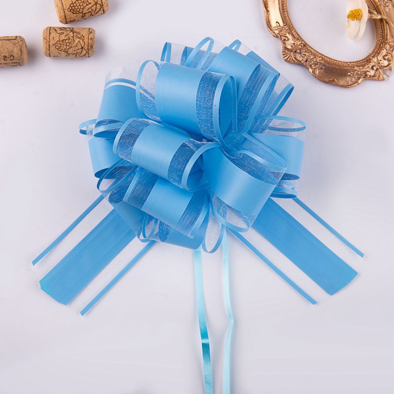 Natural Color Organza Ribbon – Solid Color Curling Ribbon for Bouquets & Gifts 20pcs