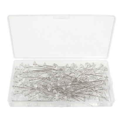 Clear Acrylic Diamond Pin – Hair, Veil & Bouquet Fixing Pin for Accessories