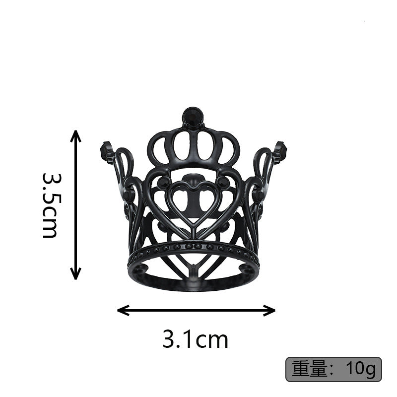 Gold Alloy Crown Cake Topper – Princess Birthday Party Decoration