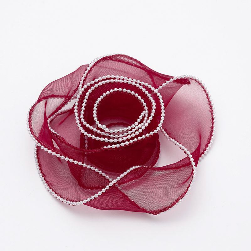 Pearl Fishtail Yarn Ribbon Floral Flower Packaging Ribbon,4cm*3.6m