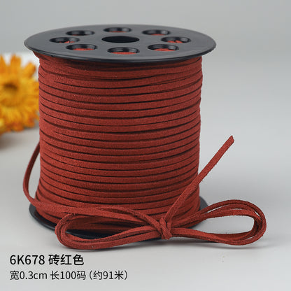 Braided Suede Cord – DIY Decorative Rope for Crafts, Leather & Tassels