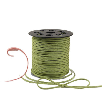 Braided Suede Cord – DIY Decorative Rope for Crafts, Leather & Tassels