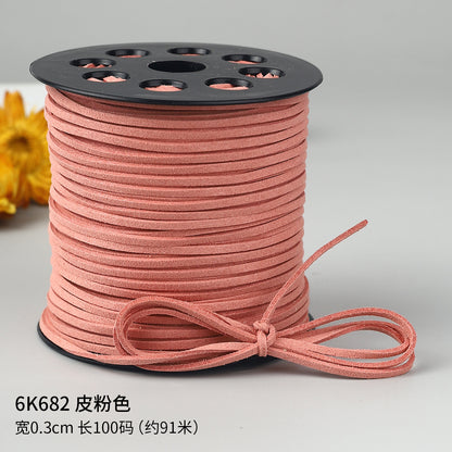 Braided Suede Cord – DIY Decorative Rope for Crafts, Leather & Tassels