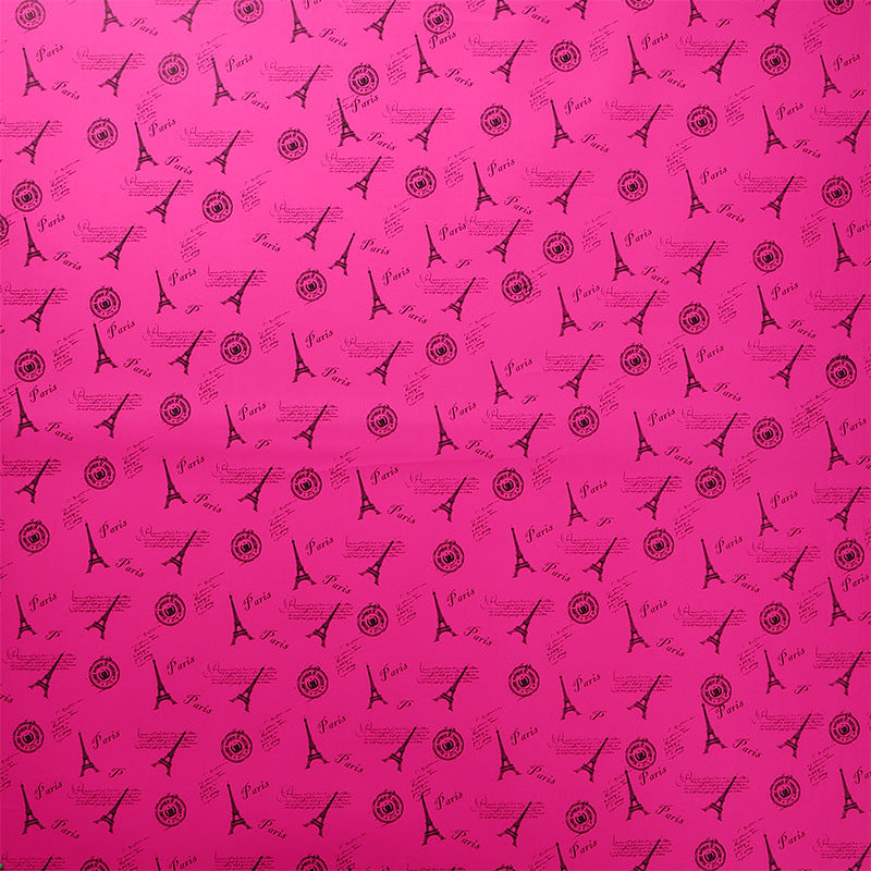 Eiffel Tower Wrapping Paper Pack 20 (57x57cm).