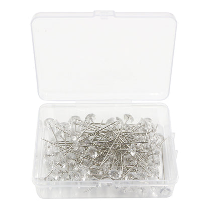 Clear Acrylic Diamond Pin – Hair, Veil & Bouquet Fixing Pin for Accessories