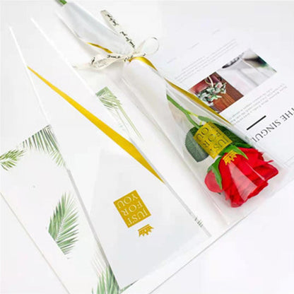 Single Bag Rose Packaging Bag Bouquet Triangle Bag Floral Flower Packaging Bag