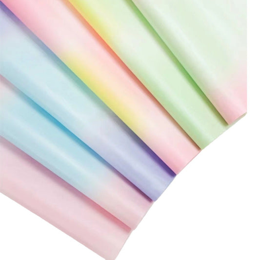 Gradient Pearlized Sydney Lined Wrapping Paper Wrapped Flower Paper,20 sheet