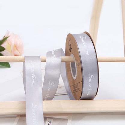 【Always】2.5CM Flower Ribbon Flower Packing Materials Cake Baking Ribbon New Ribbon,40Yards