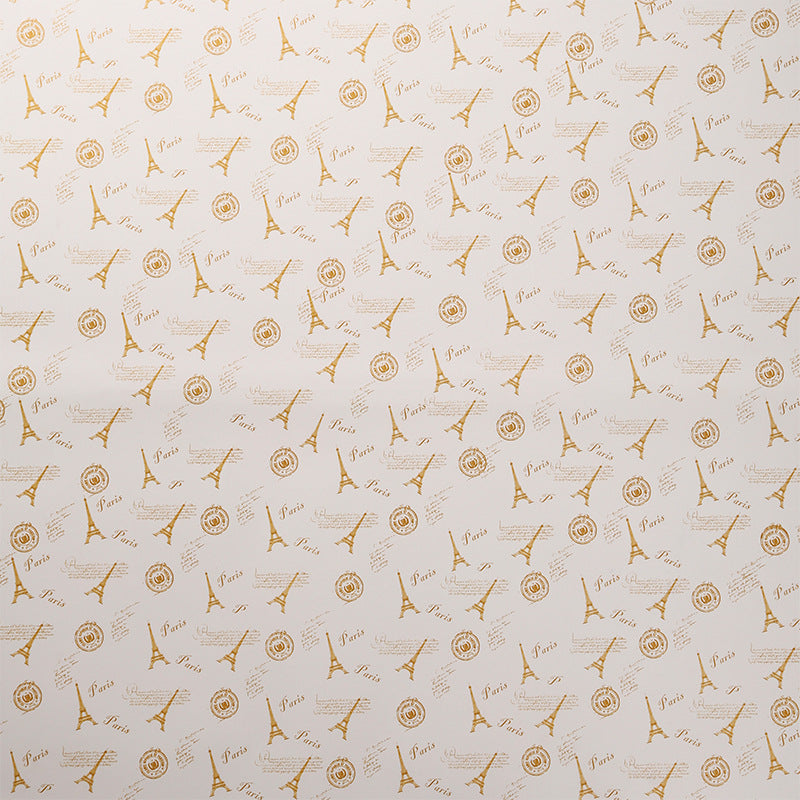 Eiffel Tower Wrapping Paper Pack 20 (57x57cm).