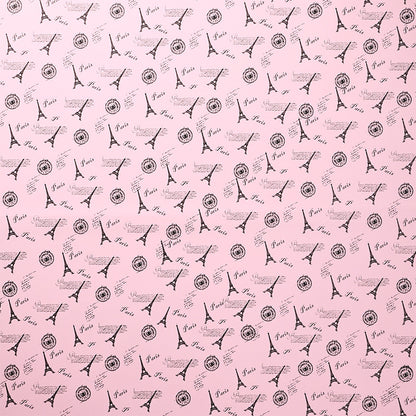Eiffel Tower Wrapping Paper Pack 20 (57x57cm).
