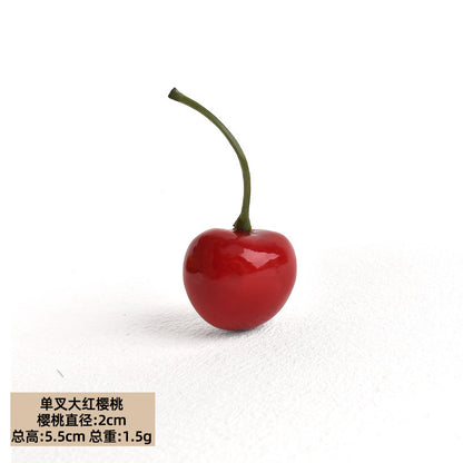 Artificial Foam Cherry Fruit – Home Decor, Shop Display & Photography Prop 20pcs