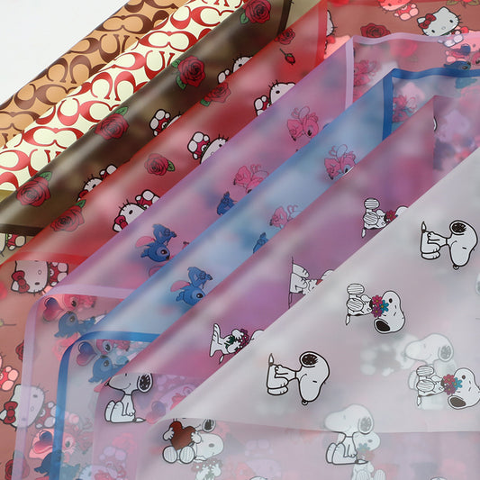 Luxury Plastic Flower Wrapping Paper – Premium Gift & Bouquet Paper – 20 Sheets